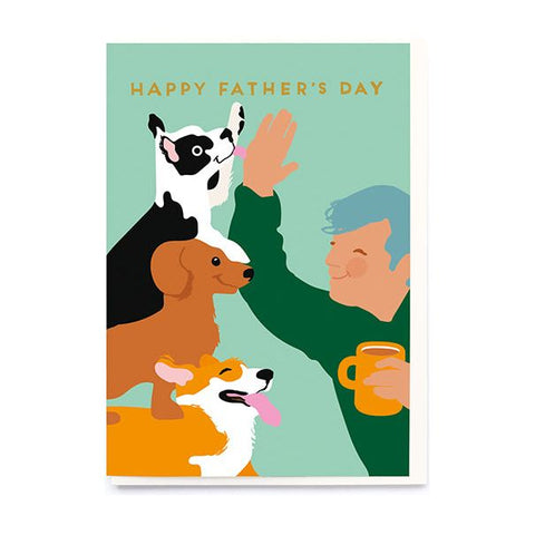 High Five 'Happy Father's Day'