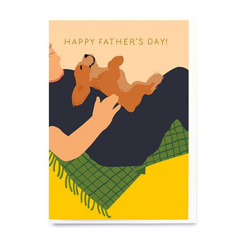 Sleepins On Couch ‘Happy Father’s Day’