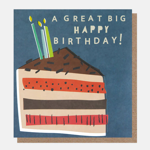 A Cake Slice Birthday Card