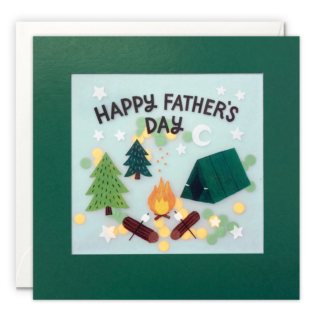 Father’s Day Camping Paper Shakies Card