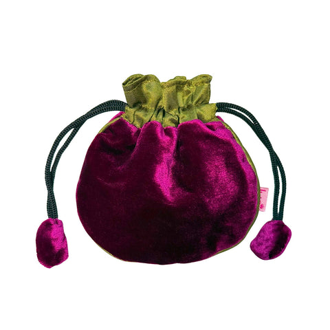 Silk Velvet Jewellery Pouch - Various Colours