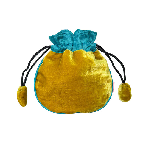 Silk Velvet Jewellery Pouch - Various Colours