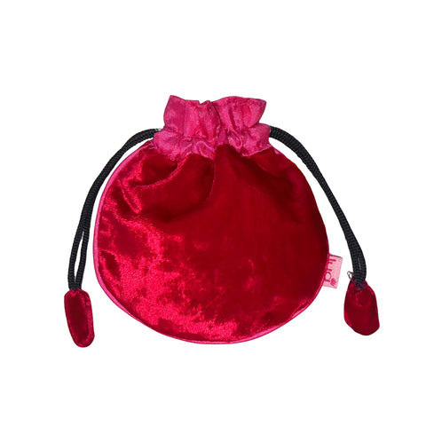 Silk Velvet Jewellery Pouch - Various Colours