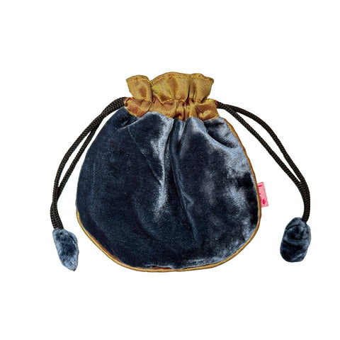Silk Velvet Jewellery Pouch - Various Colours