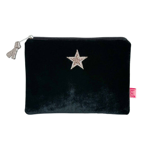 Star Silk Velvet Purse - Various Colours