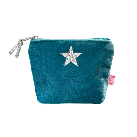 Star Silk Velvet Purse - Various Colours