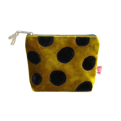 Spots Velvet Mini Purse - Various Colours
