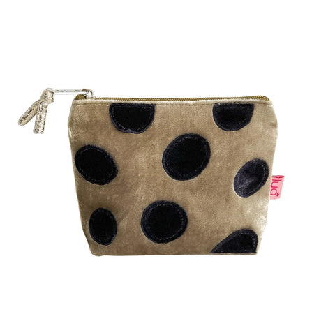 Spots Velvet Mini Purse - Various Colours