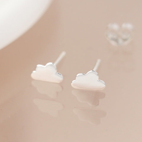 Sterling Silver Little Cloud Studs