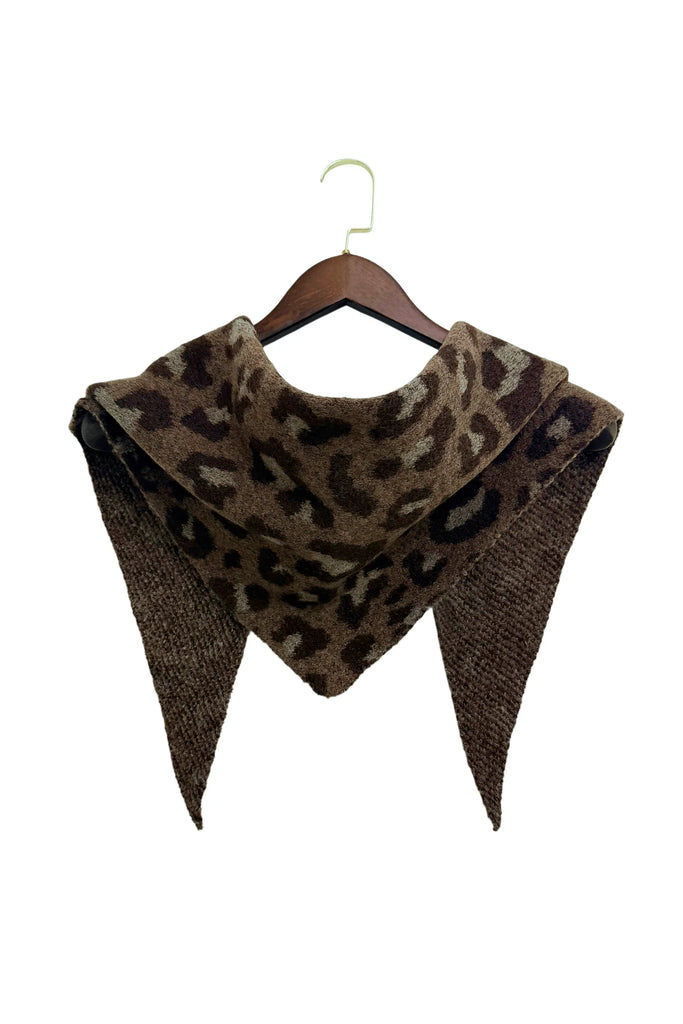 Leopard Triangle Scarf - Various Colours