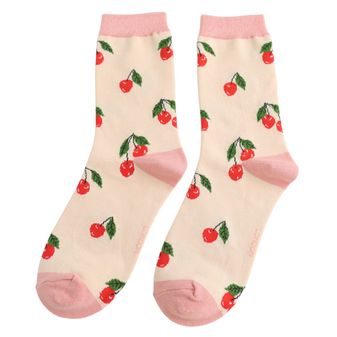 Cherries Socks - Various Colours
