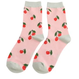Cherries Socks - Various Colours