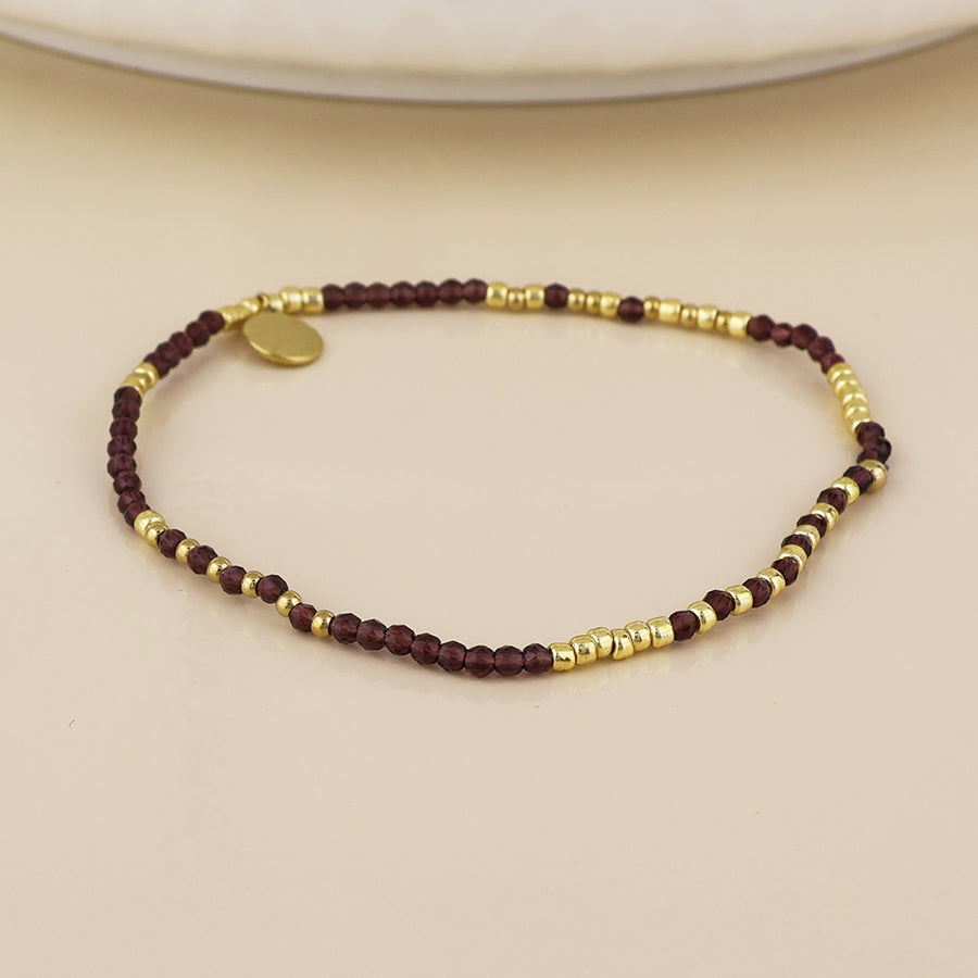 Erin Brown FIne Bead Bracelet