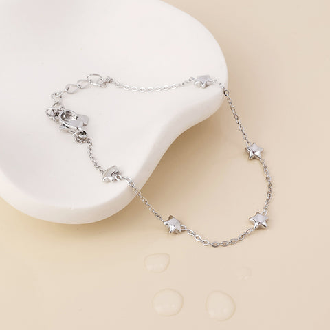 Tiny Hearts Station Bracelet - Various Designs