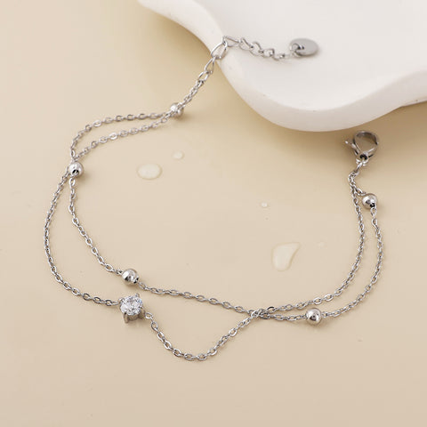 Zenith Layered Station and Crystal Bracelet