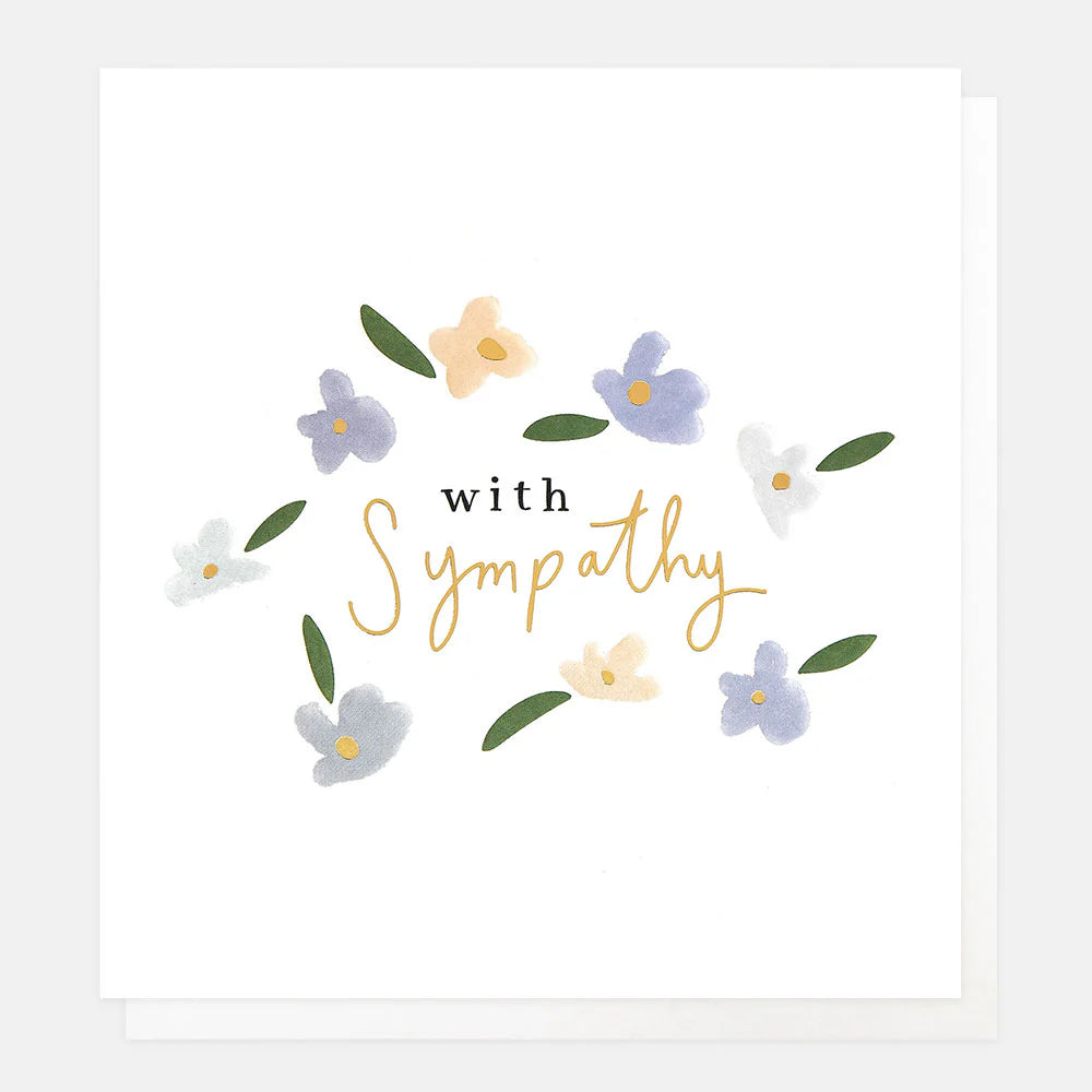 Ditsy Floral Sympathy Card