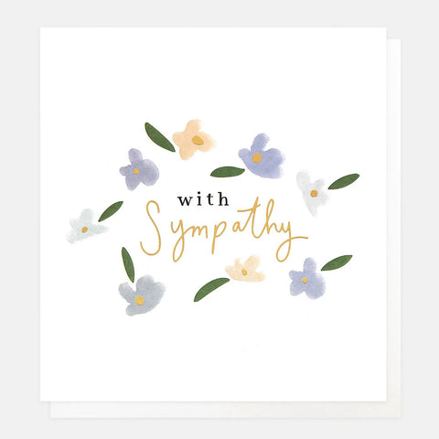Ditsy Floral Sympathy Card