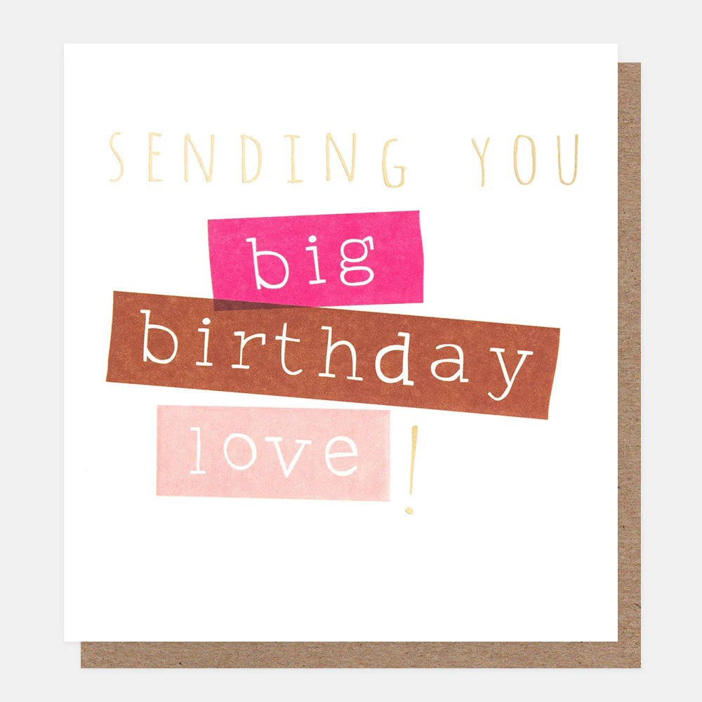 Sending You Big Birthday Love!