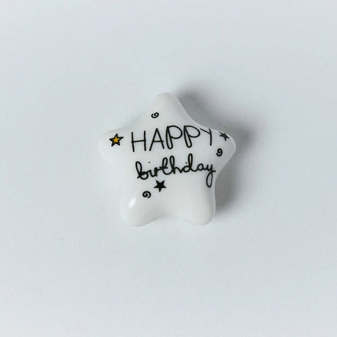 Porcelain Ceramic Tokens - Various Sayings