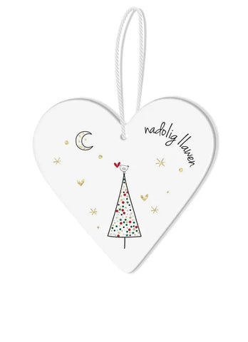 Nadolig Llawen Hanging Decoration - Various Designs