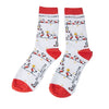 Nadolig Llawen Bamboo Socks - Various Colours