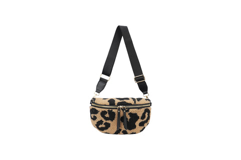 Teddy Animal Print Sling Bag - Various Colours