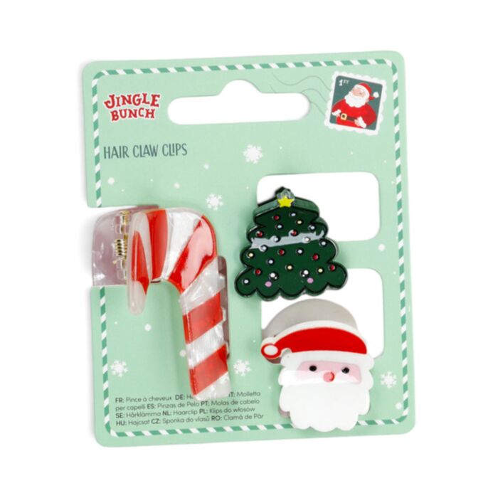 Christmas Mini Hair Claw Clips