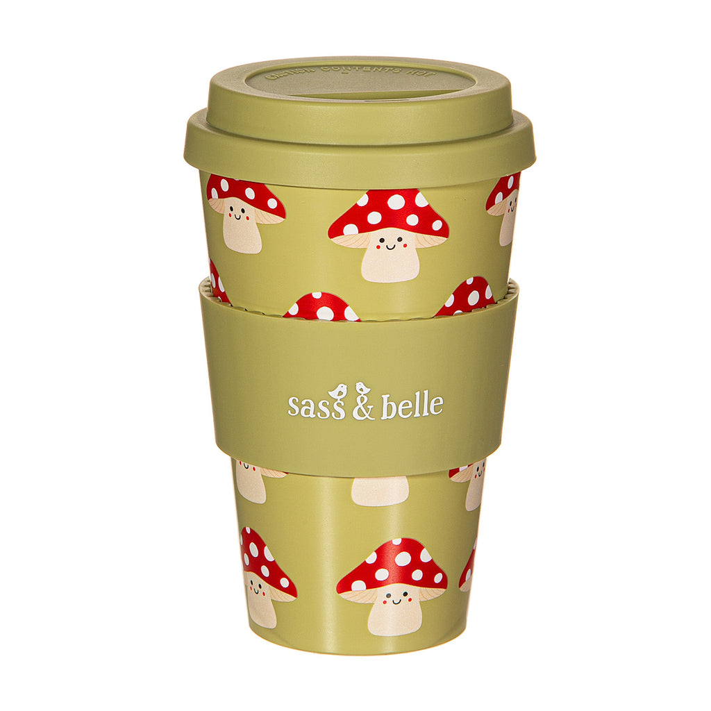 Mushroom Travel Coffee Cup