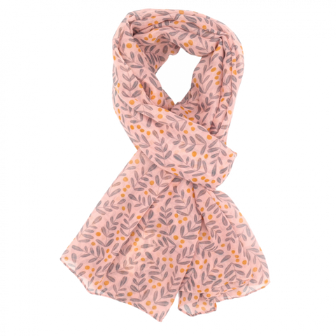 Berry Branches Lightweight Scarf - Various Colours