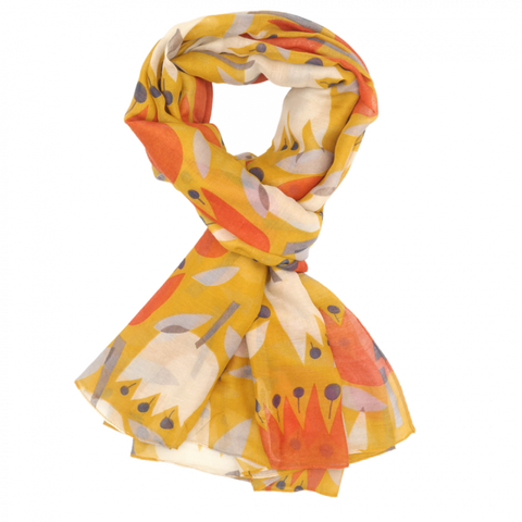 Tulips Lightweight Scarf - Various Colours