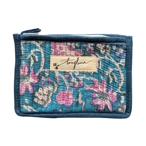 Quilted Small Pouch Purse - Various Colours