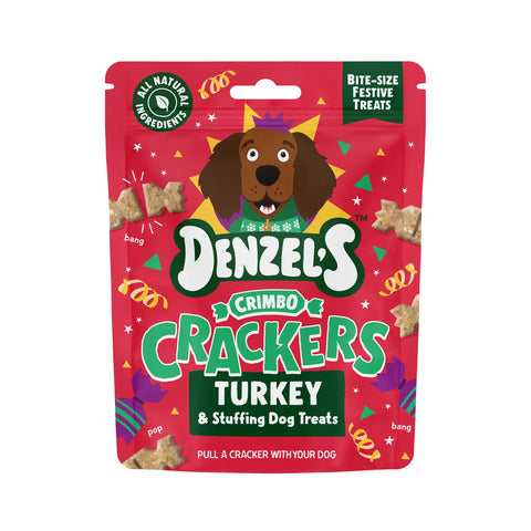Crimbo Crackers - Turkey & Stuffing Dog Treats