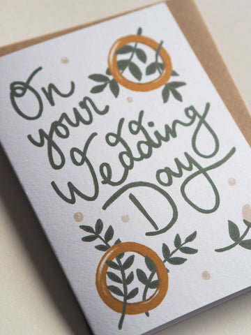 On Your Wedding Day Floral Rings