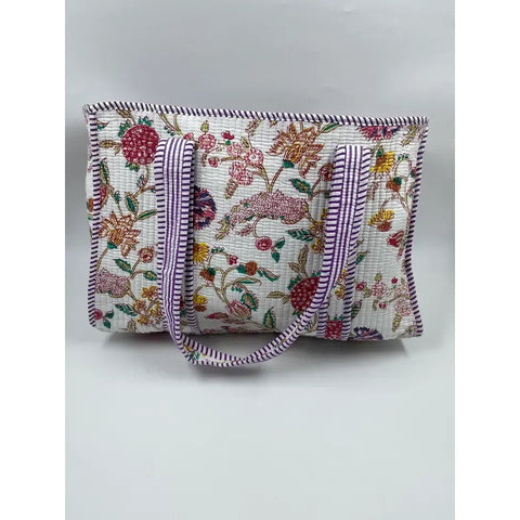 Quilted Tote Bag - Various Colours