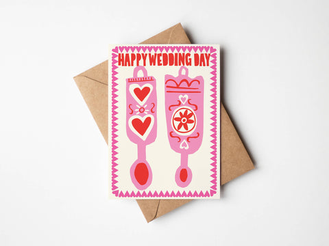 Priodas Hapus Love Spoons