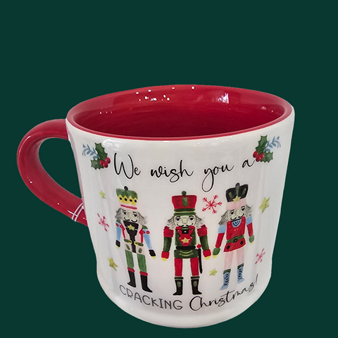 We Wish You A Cracking Christmas Nutcracker Mug