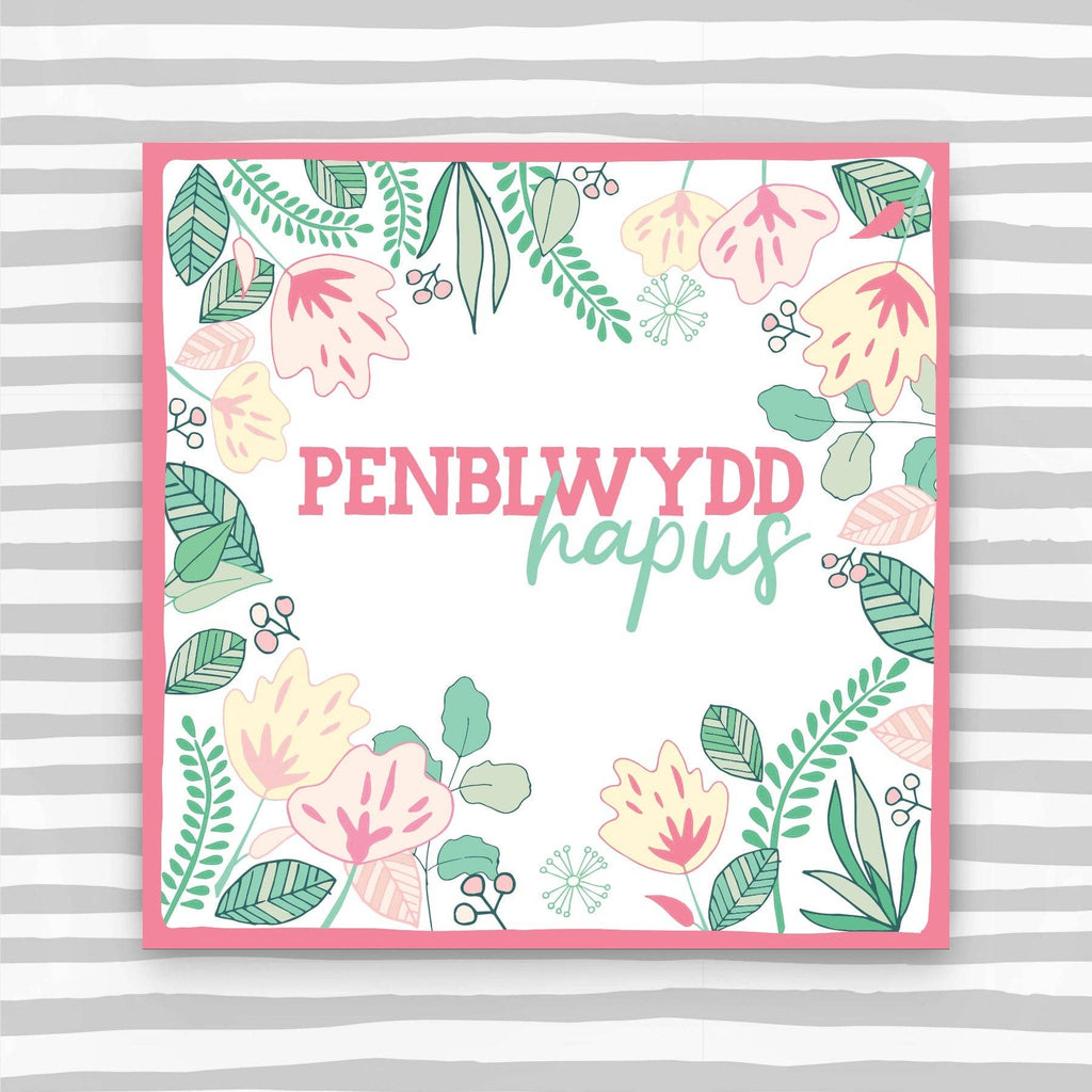 Penblwydd Hapus - Pastel