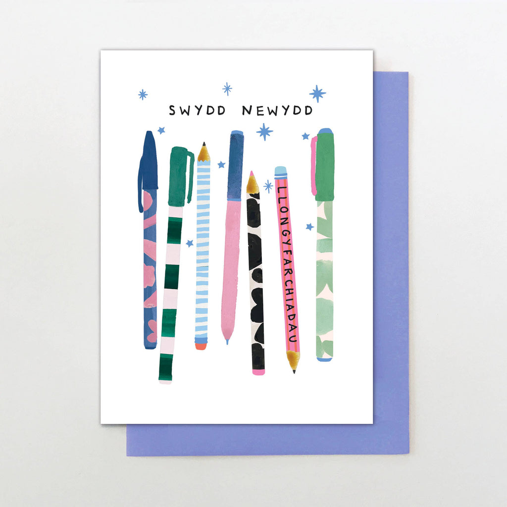 Swydd Newydd Card