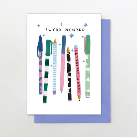 Swydd Newydd Card