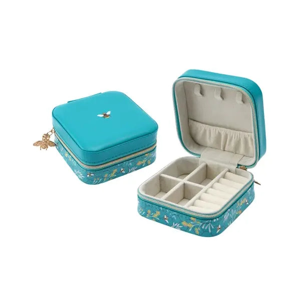 Square Travel Jewellery Case - Beekeeper