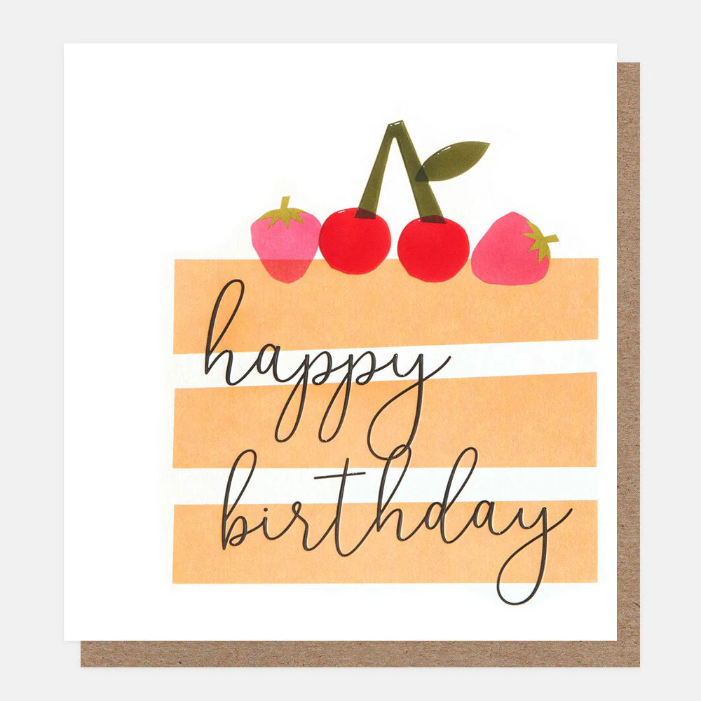 Happy Birthday - Berries Cake