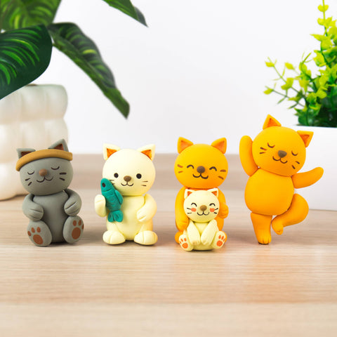 Cat Air Dry Clay Kit