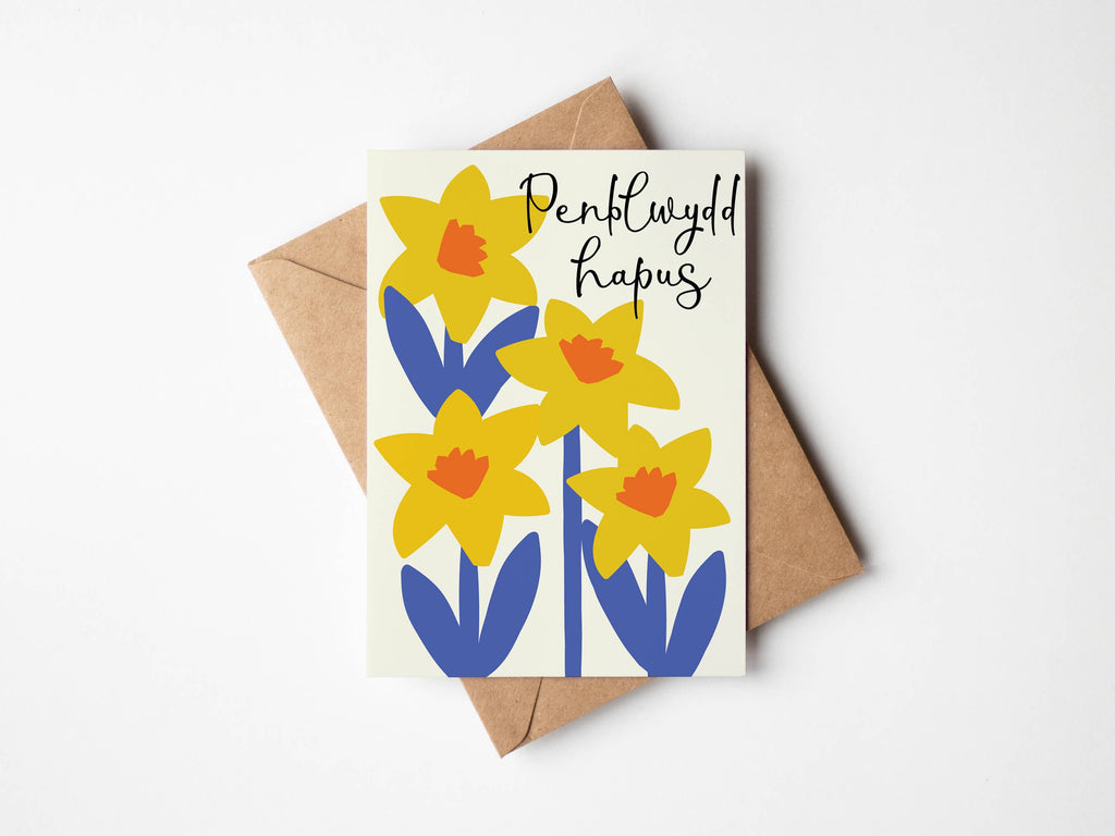 Penblwydd Hapus /Happy Birthday Daffodils