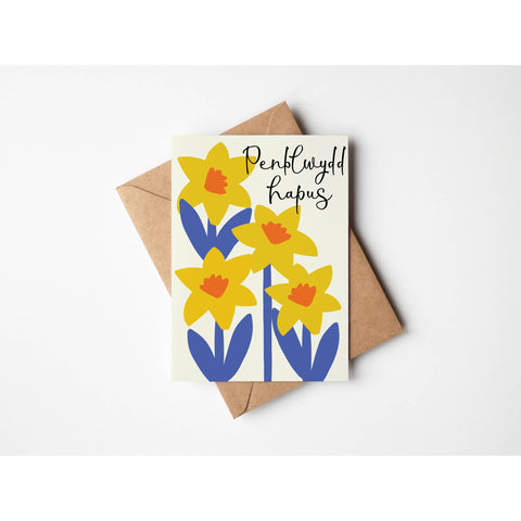 Penblwydd Hapus /Happy Birthday Daffodils