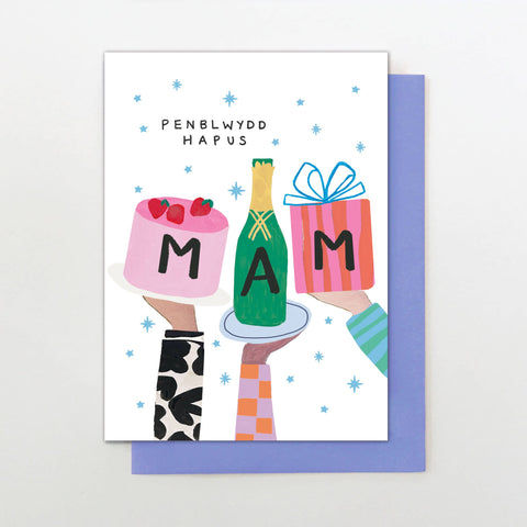 Penblwydd Hapus Mam Card