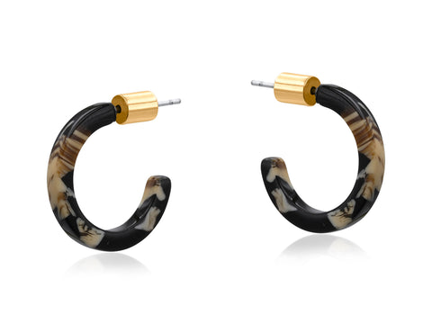 Petite Resin Hoop - Various Colours