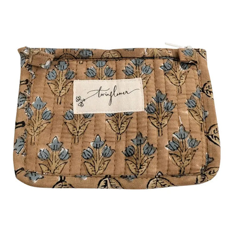 Small Quilted Pouch Purse - Various Colours