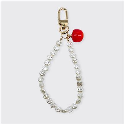 Pearl Phone Strap - Various Charm