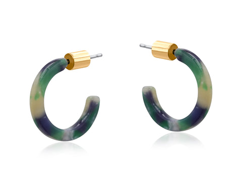 Petite Resin Hoop - Various Colours