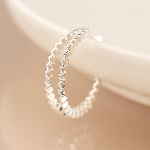 Concertina Hoop Earrings